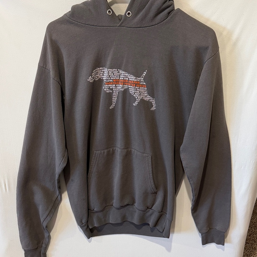 Hanes Charcoal Graphic Hoodie for Men